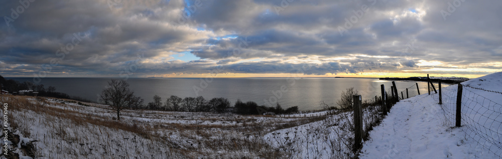 Winter im Ostseebad Göhren auf Rügen