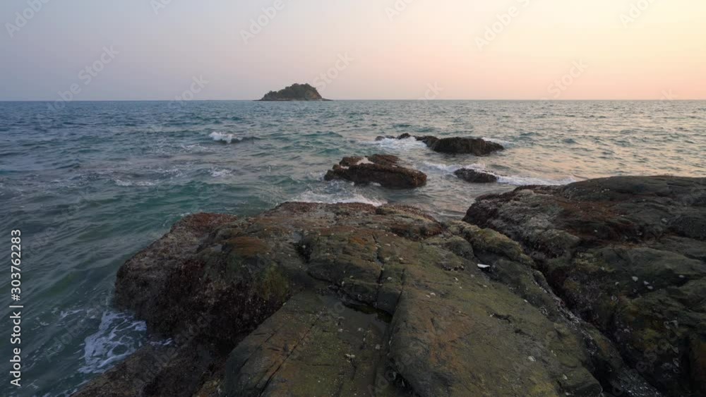 Scenic view of sea viewpoint at paradise tropical coast beach viewpoint at Samed Island, Rayong, Koh Samet, Thailand. Scenic view of sea viewpoint at paradise tropical coast beach viewpoint at Samed Island, Rayong, Koh Samet, Thailand.