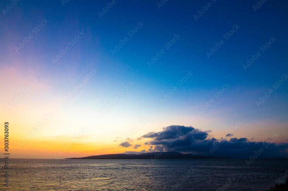 sunrise over the sea - East Java, Indonesia sunrise over the sea - East Java, Indonesia