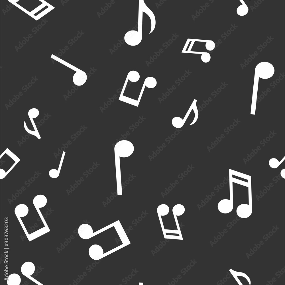 Musical notes seamless pattern. Melody music icon texture background. Musical notes seamless pattern. Melody music icon texture background.