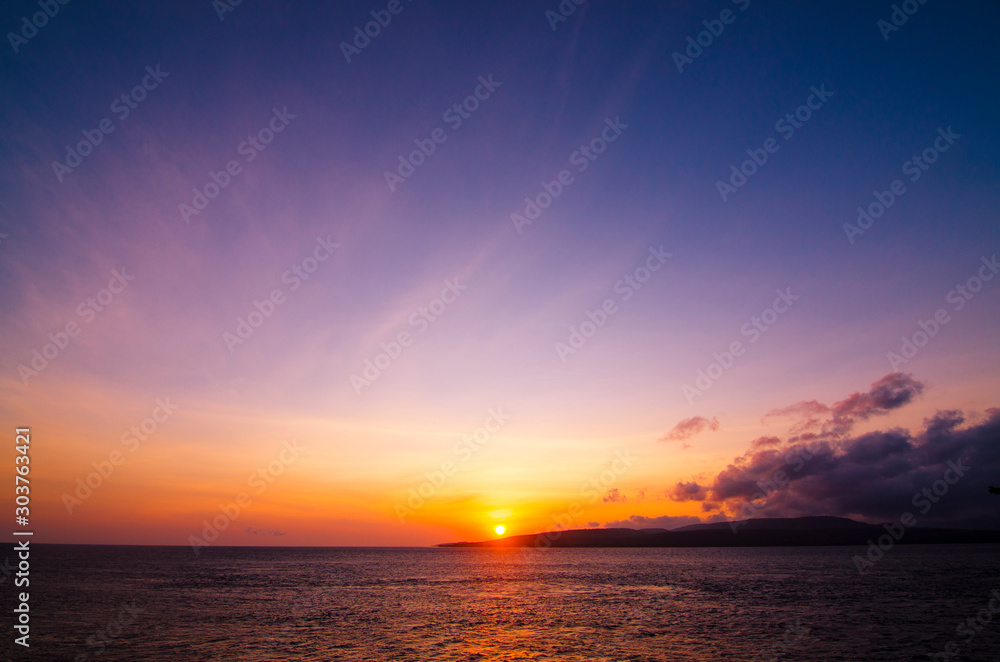 sunrise over the sea - East Java, Indonesia