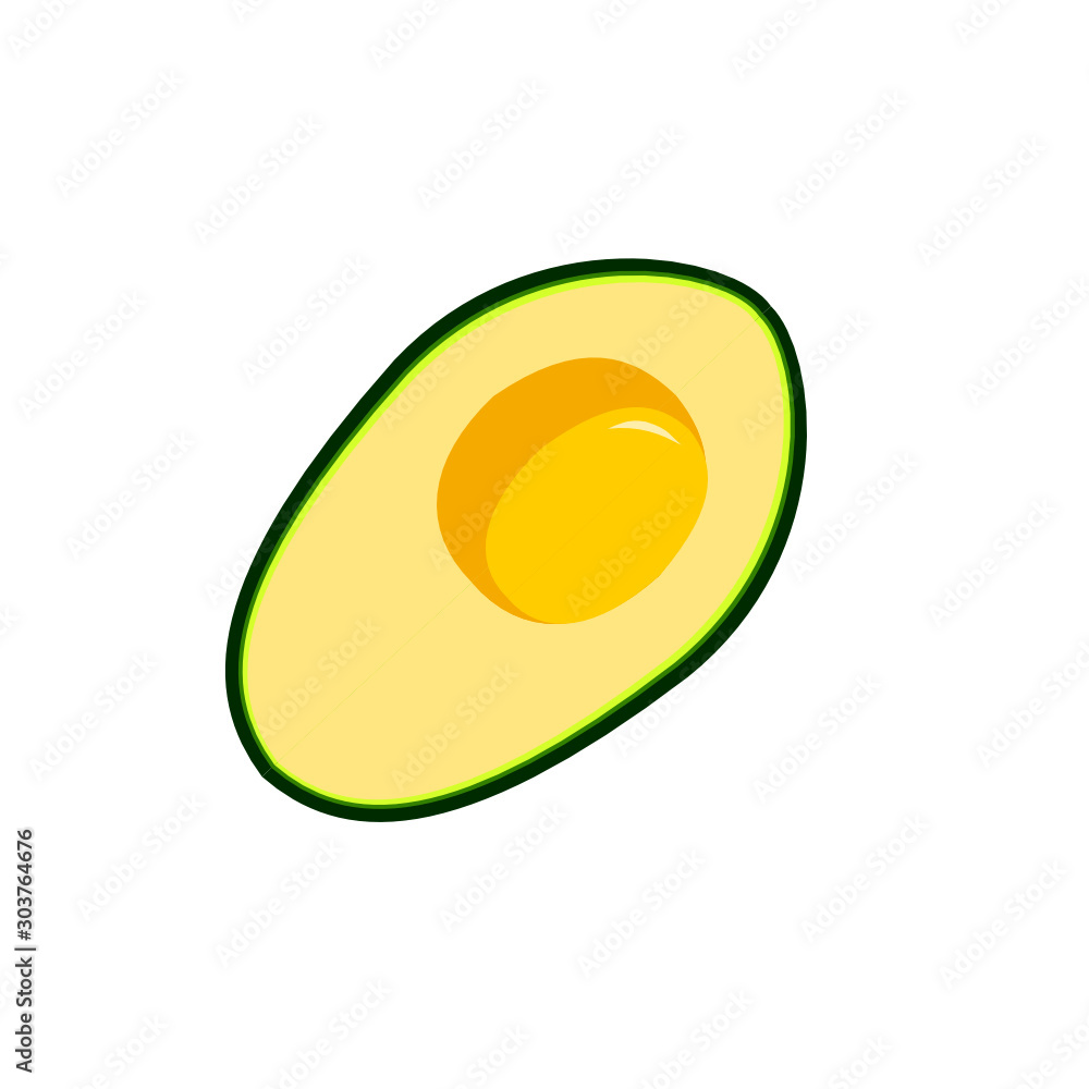 Fresh avocado slice with olive oil and honey dripping isolated on white background, Fruit taste good and have good nutrition for health Fresh avocado slice with olive oil and honey dripping isolated on white background, Fruit taste good and have good nutrition for health
