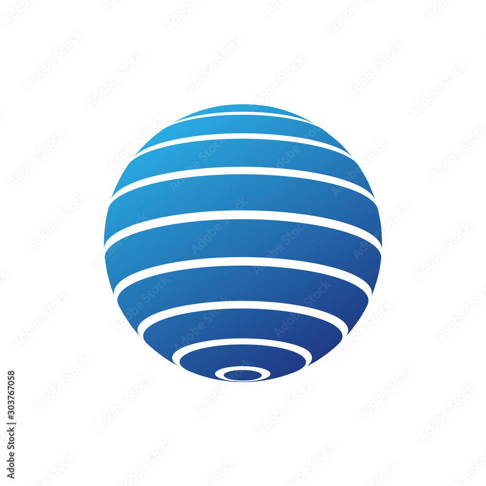  globe logo design vector symbol icon. dotted globe icon