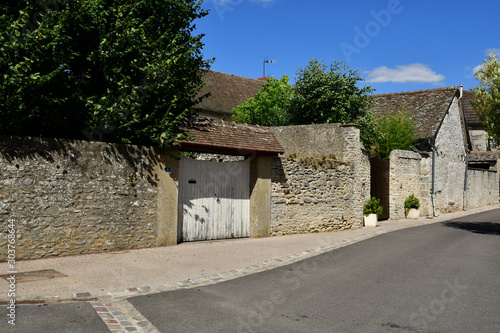 Omerville , France - july 27 2018 : picturesque village photo