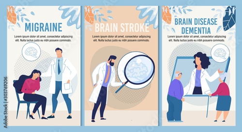 Brain Disease Therapy for Adult Retired People Set