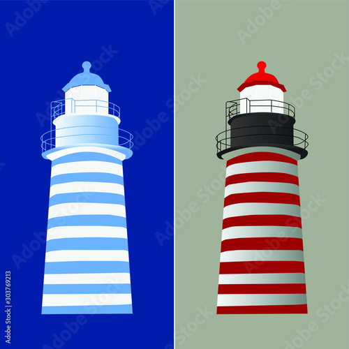 illustration of a lighthouse