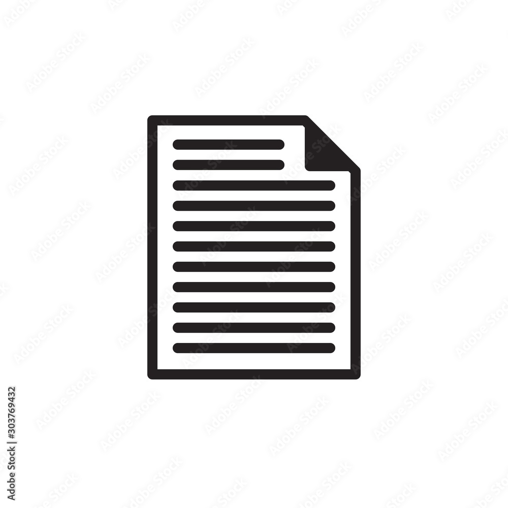 document icon vector document icon vector