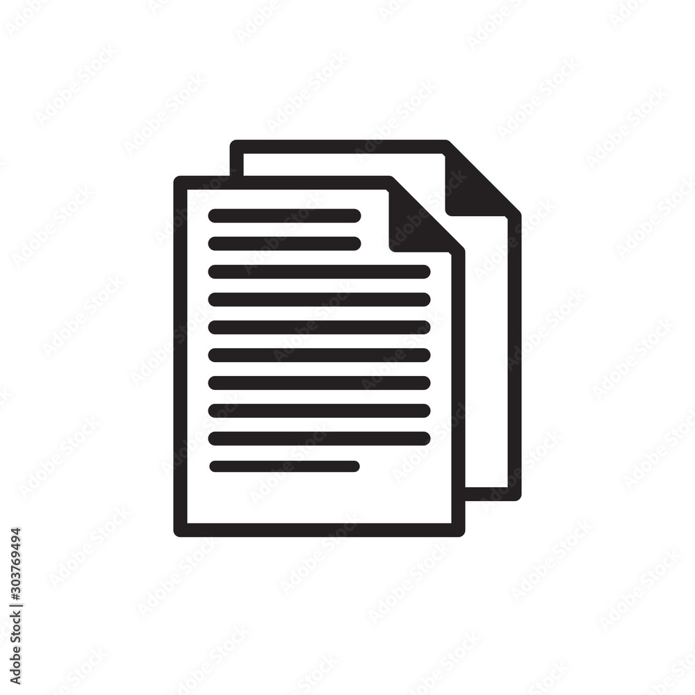 document icon vector document icon vector