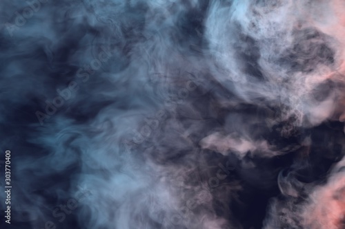 Beautiful 3D illustration of dense fantasy smoke clouds texture or background