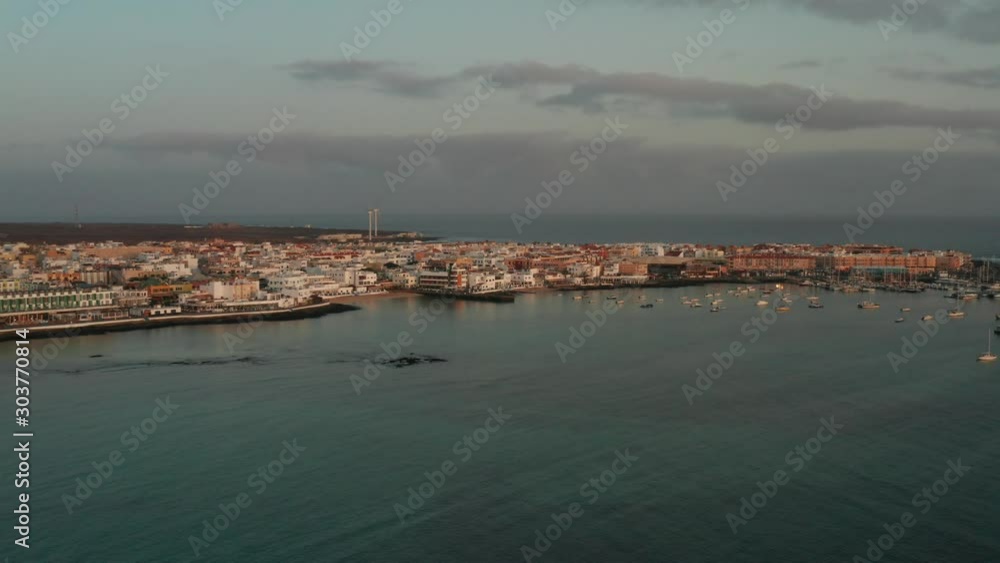 Soft morning light over Corralejo Fuerteventura Soft morning light over Corralejo Fuerteventura