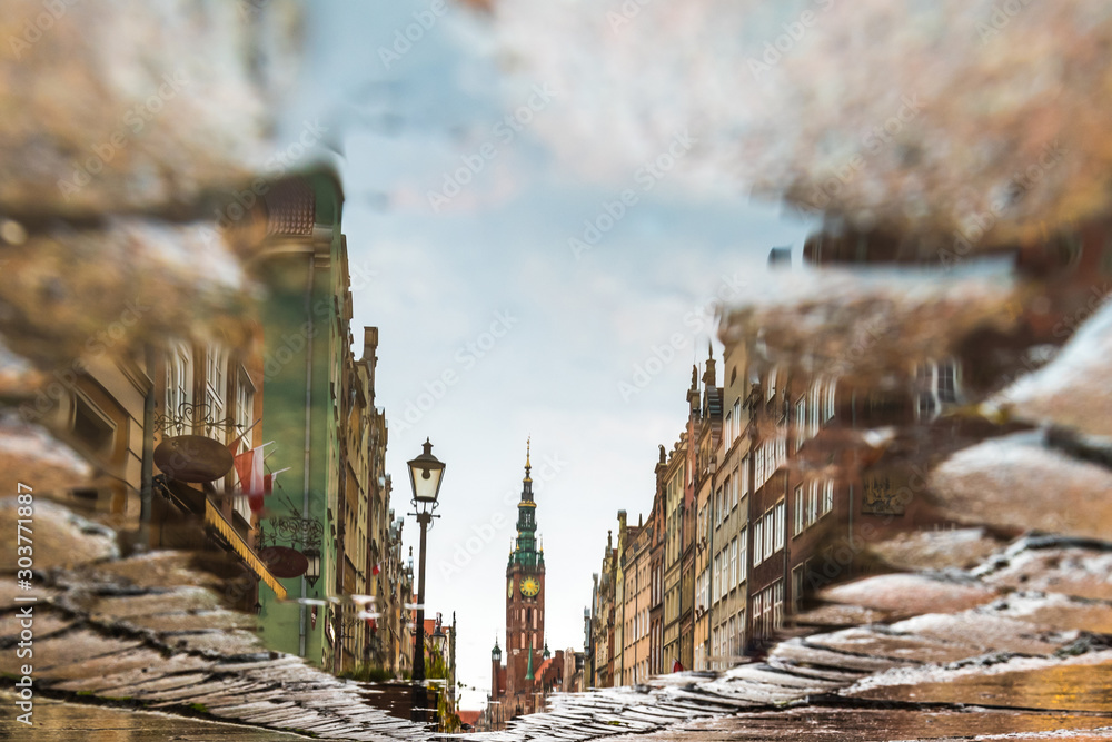 Φωτογραφία Artistic photography of the architecture of the city of Gdansk