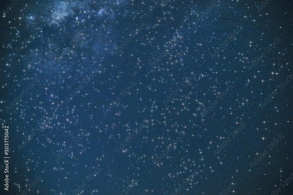 Fototapeta premium Gwiazdy Drogi Mlecznej sfotografowane teleskopem astronomicznym. Moja praca z astronomią.
