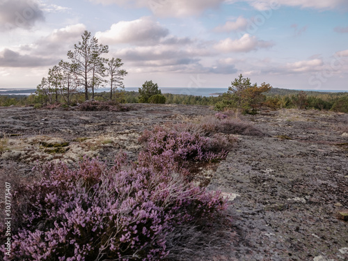 Åland Islands, red granite