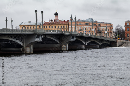 Blagoveshchenskiy bridge, Sankt-Peterburg, Russia photo