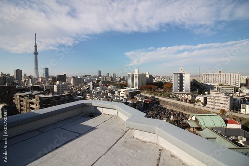 Naklejka マンションの屋上防水と眺望