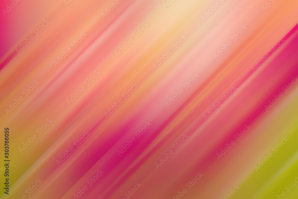 Fototapeta Bright colored blurred brushstrokes as multicolored flashes for an abstract background
