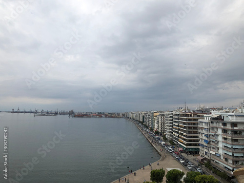 Panoramic view of Thessaloniki  Greece