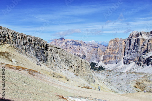 Wonderful mountain view by Rifugio Lagazuoi