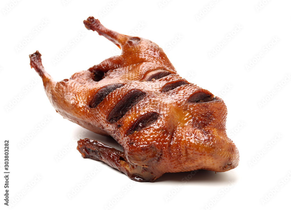 Shanghai Sauce duck on white background Shanghai Sauce duck on white background
