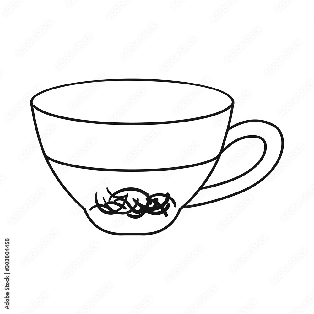 Isolated object of glass and hibiscus sign. Web element of glass and tea stock symbol for web. Isolated object of glass and hibiscus sign. Web element of glass and tea stock symbol for web.