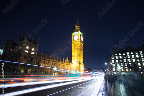 Big Ben at night  London  UK