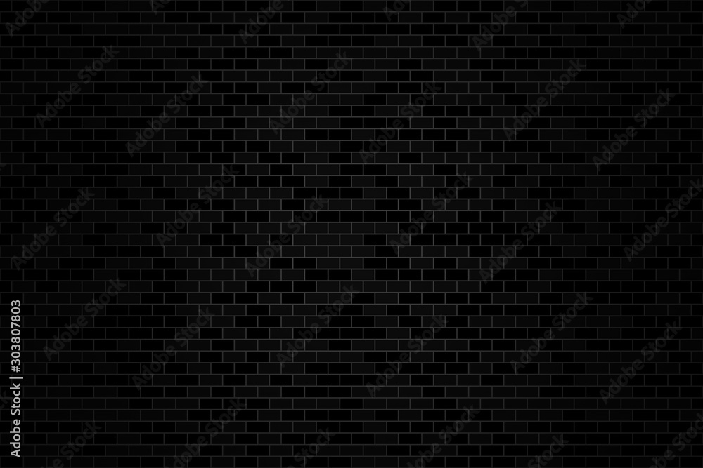 brick wall with vignetting of dark or black blur border gradient in bw or black and white tone for backdrop or background. brick wall with vignetting of dark or black blur border gradient in bw or black and white tone for backdrop or background.