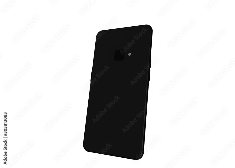 Smartphone Mobile Phone Back Camera Mock Up Model 3D Render Smartphone Mobile Phone Back Camera Mock Up Model 3D Render