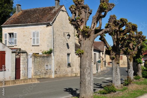 Ableiges, France - may 4 2018 : picturesque village photo