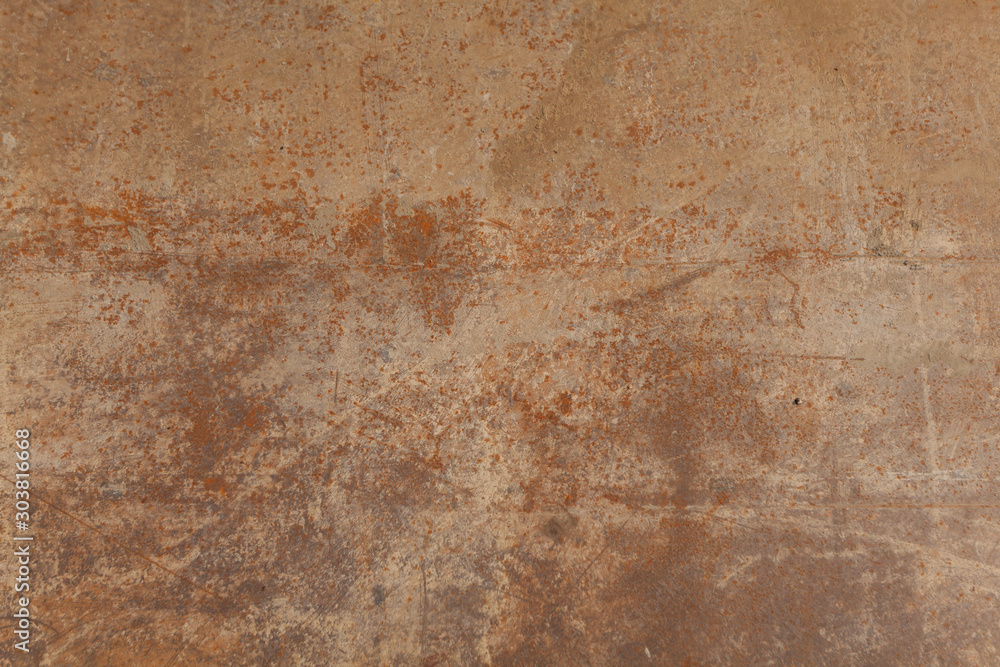 Grunge rusted metal texture, rust and oxidized metal background