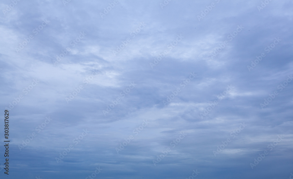 Strom black cloud in sky nature background