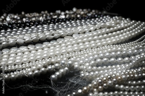 Natural sea pearls assortment