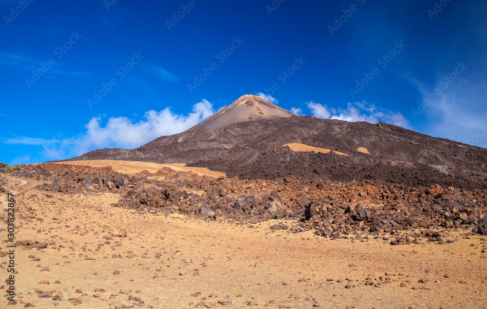 Tenerife,  views along hiking trail  Regatones Negros
