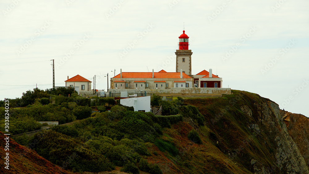 The lighthouse of Cabo Da Roca in Portugal - travel photography