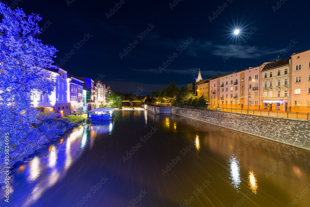 Opole city in Opolskie Voivodeship with old hertiage buildings and wonderful views