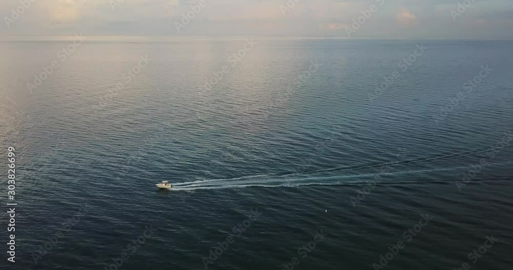 Ship at Atlantic ocean near Miami Ship at Atlantic ocean near Miami