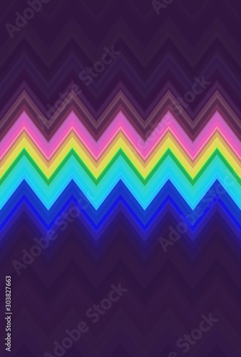 holographic chevron zigzag ...