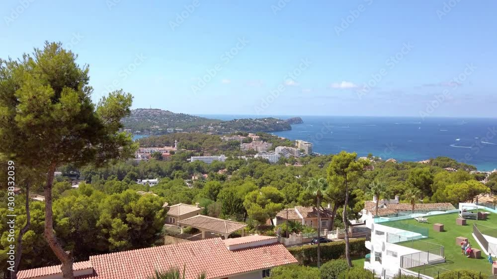View over the bay of Santa Ponsa, Mallorca, Balearic Islands, Spain View over the bay of Santa Ponsa, Mallorca, Balearic Islands, Spain