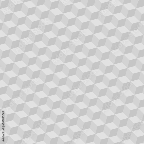 White tone three-dimensional pattern background.