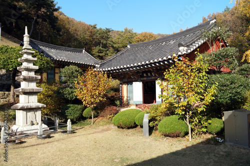 Sungnimsa Buddhist Temple of South Korea