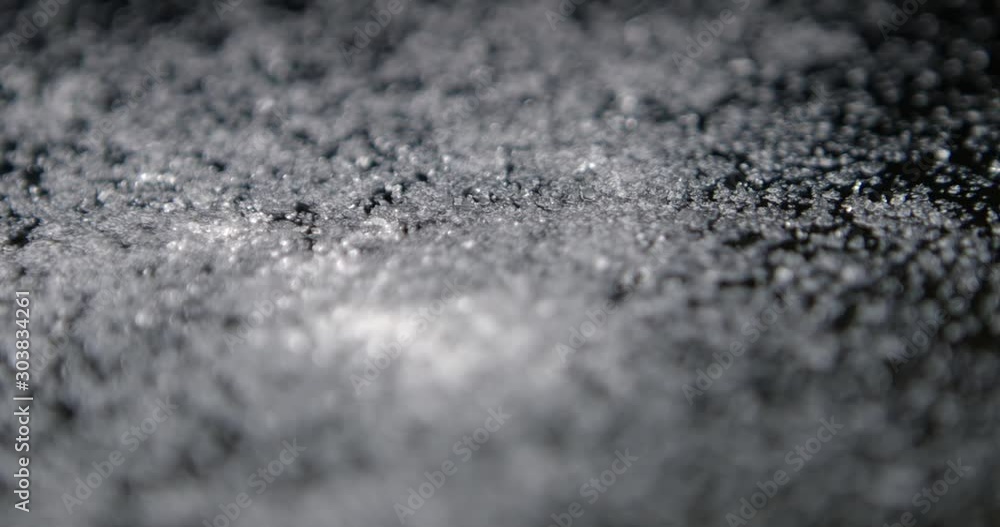 Crystalline grit on a black background, large shot Crystalline grit on a black background, large shot