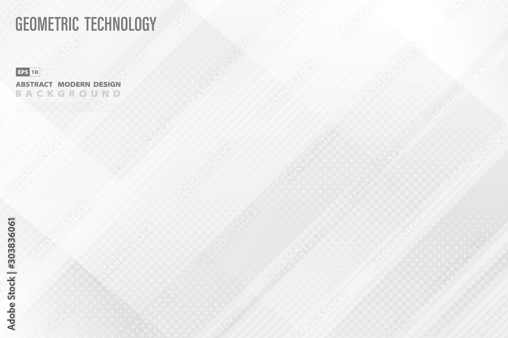 Abstract grey and white dot halftone decoration technology design background. illustration vector eps10 Abstract grey and white dot halftone decoration technology design background. illustration vector eps10