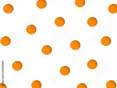 Fototapeta Naklejka Na Ścianę i Meble -  Orange fruit seamless pattern background