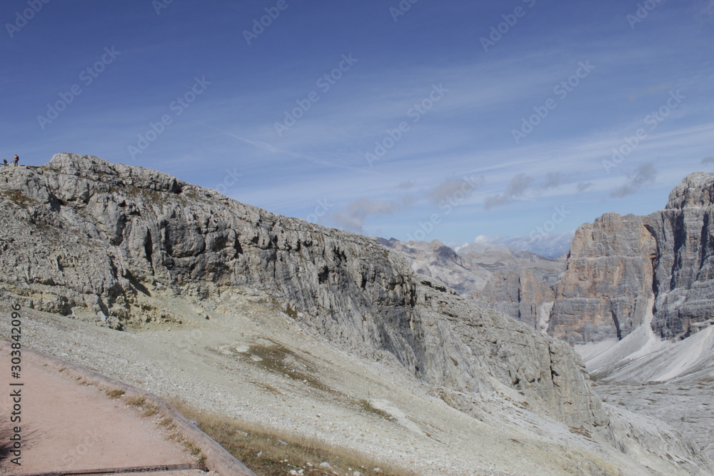 Wonderful mountain view by Rifugio Lagazuoi Wonderful mountain view by Rifugio Lagazuoi