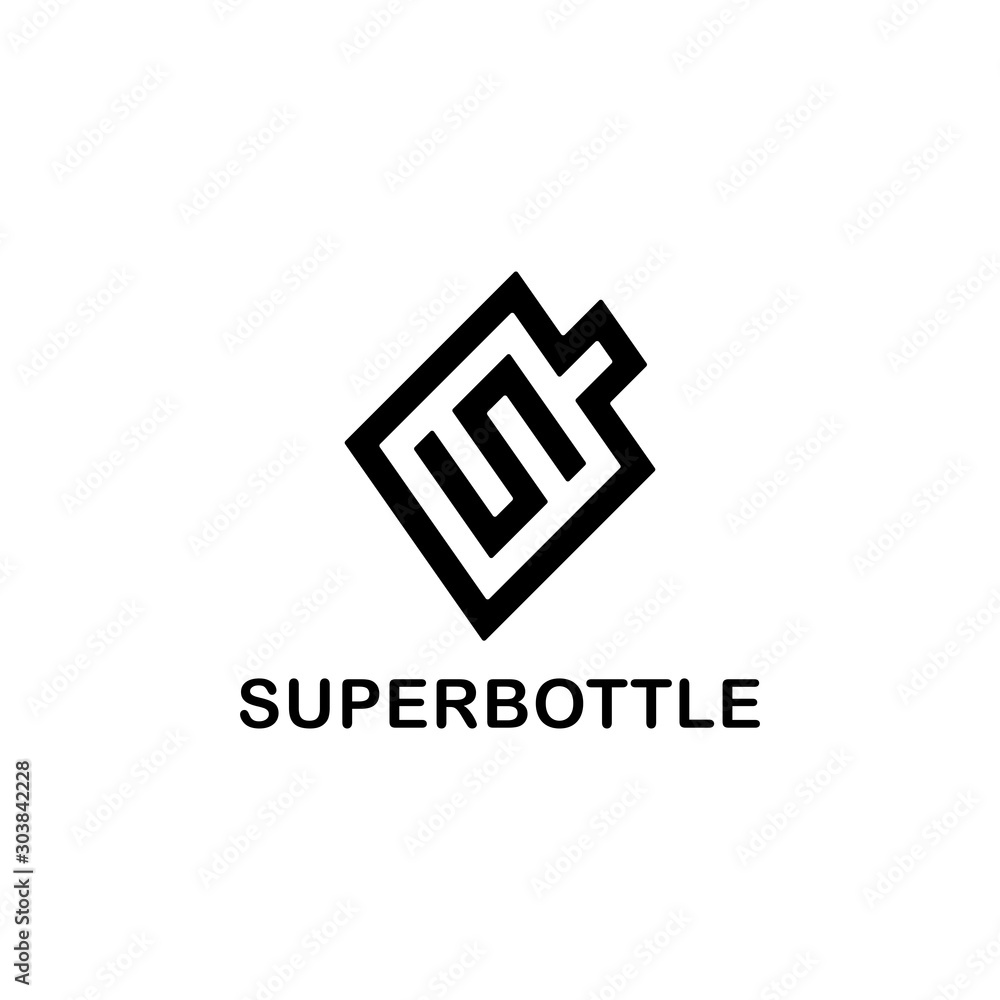 Abstract Logo Design. Letter S initial on White Background Abstract Logo Design. Letter S initial on White Background