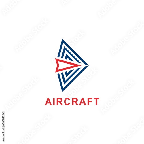 Abstract Logo. Aircraft Logo Design