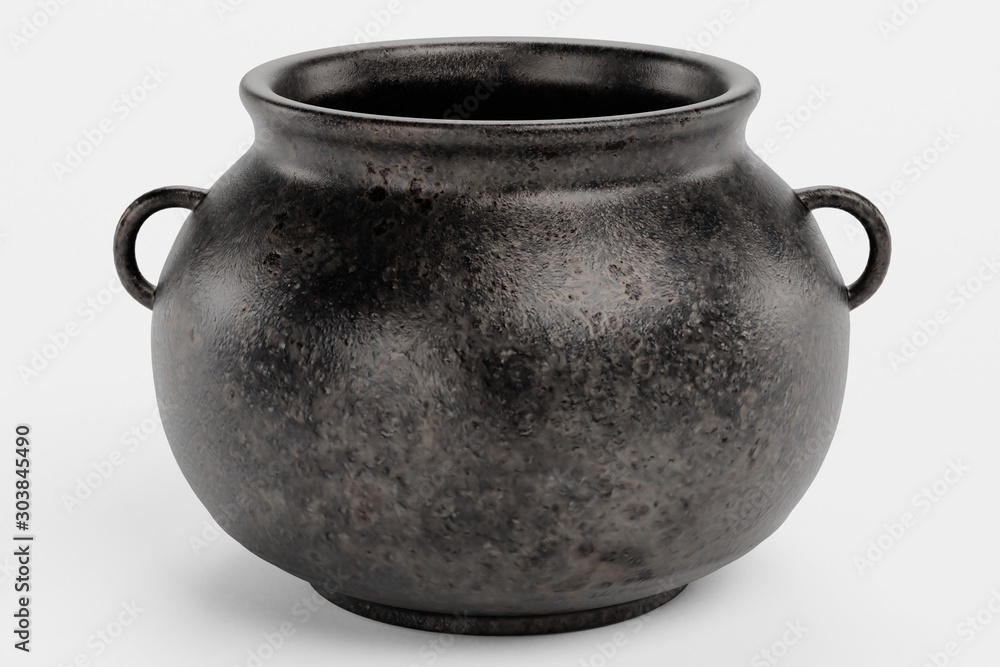Realistic 3d Render of Cooking Pot Realistic 3d Render of Cooking Pot