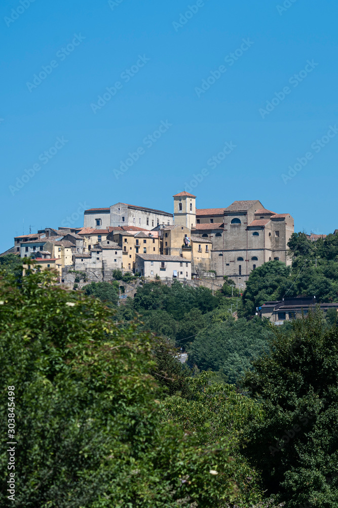 Summer landscape in Irpinia,  Southern Italy. Altavilla Irpina