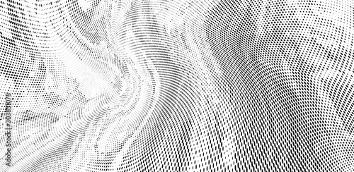 Grunge halftone dots pattern texture background photo