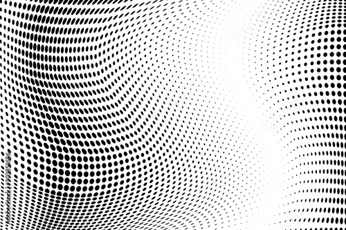 Light halftone dots pattern texture background