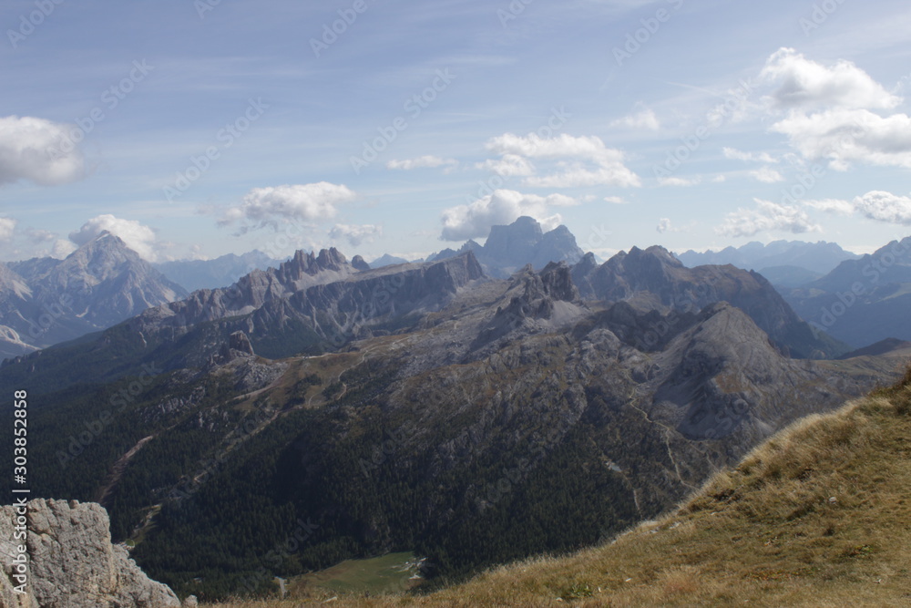 Wonderful mountain view by Rifugio Lagazuoi Wonderful mountain view by Rifugio Lagazuoi